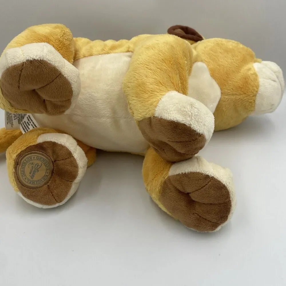Disney Store Simba Plush - Young Cub - About 14” Long - Lion King, Y2K